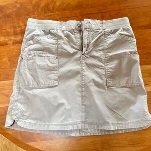 Tan Cargo Skort